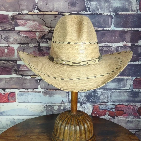 Sahuayo "Pecos" Woven Straw Hat - Picture 2 of 10
